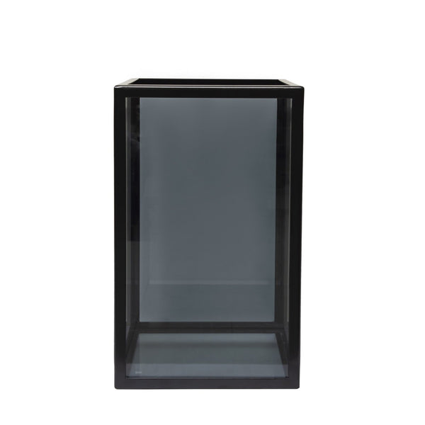 Hurricane medium glass - black - BB InteriorDôme Deco
