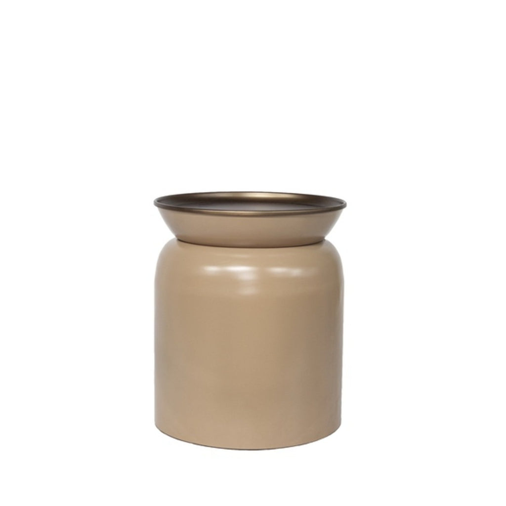 Side table with beige base - BB InteriorDôme Deco
