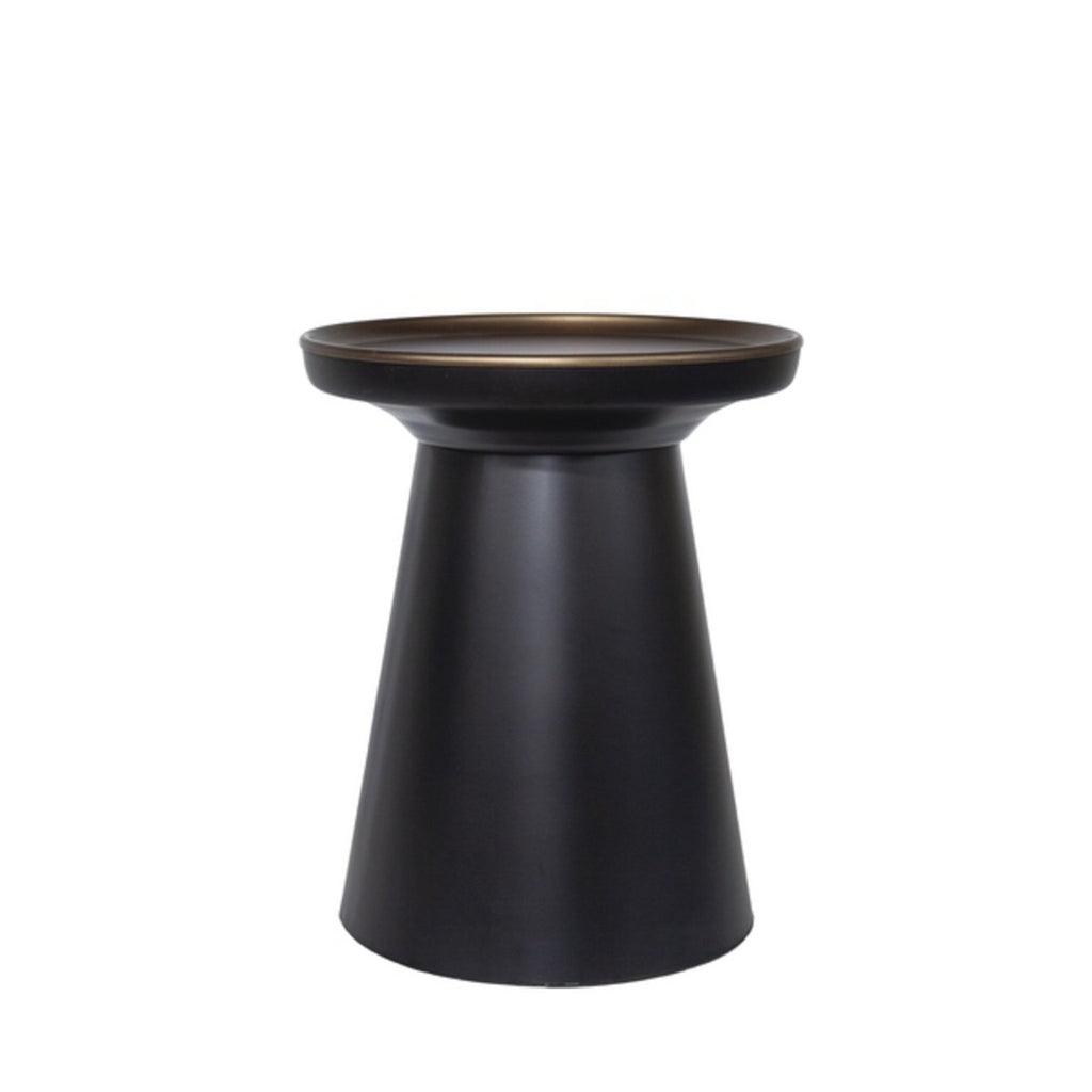 Side table with black matt base - BB InteriorDôme Deco