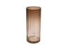 Vase Glass Brown With Structure - BB InteriorDôme DecoVase